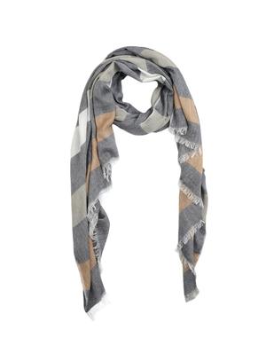 grey viscose stole - 14478286 - Standard Image - 3