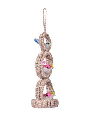Carnival Jute Birds Wall Hanging - 14478304 - Standard Image - 3