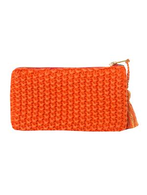 orange cotton regular pouch - 14478665 - Standard Image - 3
