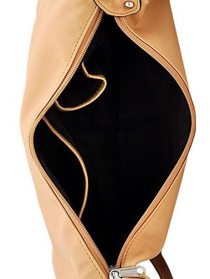 beige leatherette regular sling bag - 14479907 - Standard Image - 3