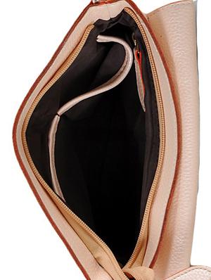 pink leatherette regular sling bag - 14479976 - Standard Image - 3