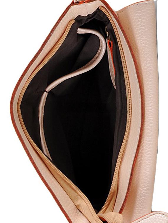 pink leatherette regular sling bag - 14479976 - Zoom Image - 3