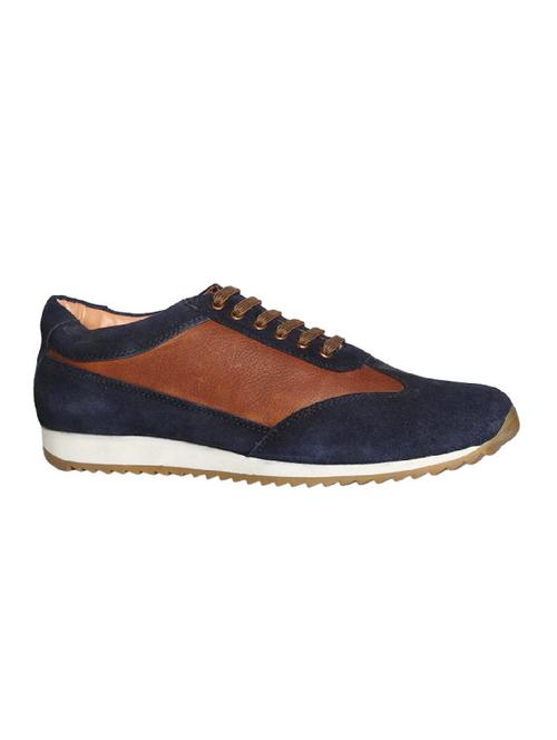 blue Suede lace up shoe - 14482100 - Very Small Image - 1
