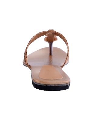 brown toe separator sandal - 14482703 - Standard Image - 3
