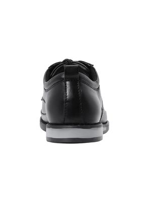 black leather lace up shoes - 14483904 - Standard Image - 3