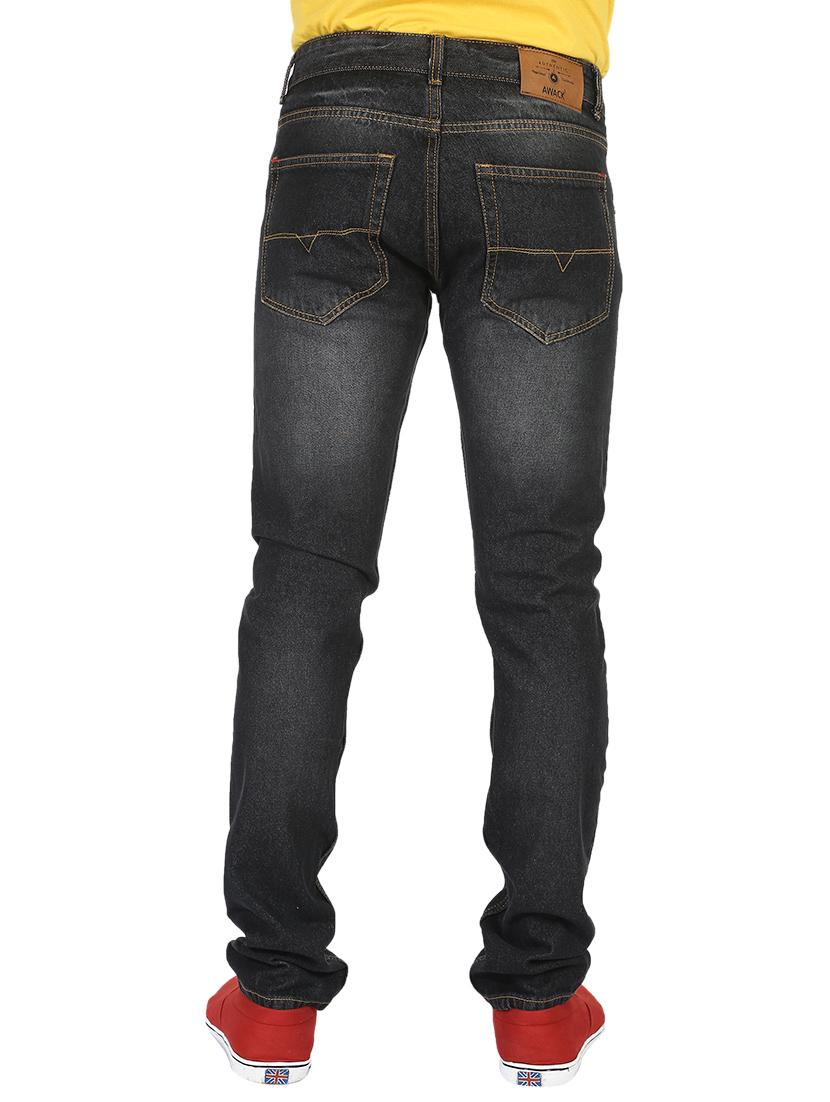 black denim washed jeans - 14486819 - Zoom Image - 3