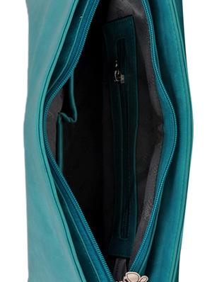 blue leatherette regular sling bag - 14488129 - Standard Image - 3