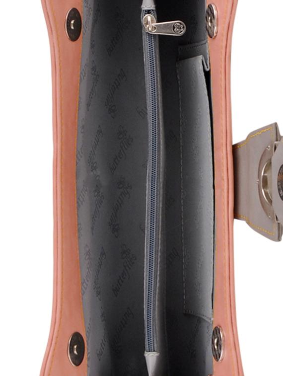 pink leatherette clutch - 14488251 - Zoom Image - 3