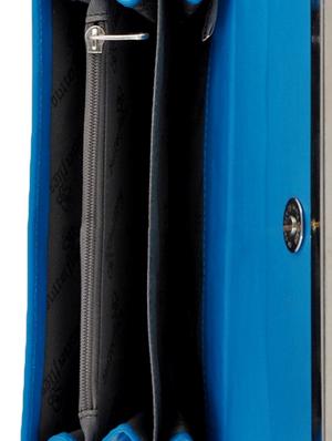 blue leatherette wallet - 14488256 - Standard Image - 3