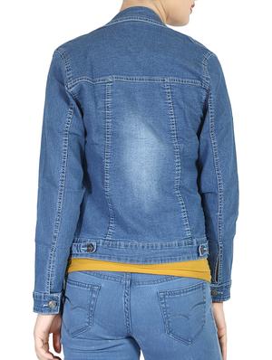 blue denim summer jacket - 14488455 - Standard Image - 3
