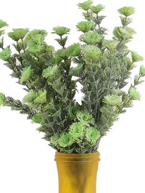 classic green decorative artificial flower bunch - 14490697 - Standard Image - 3