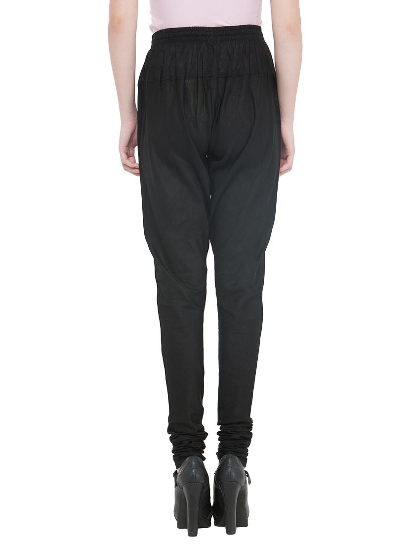 black cotton churidars - 14495440 - Zoom Image - 3