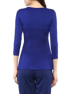 blue top maternity wear - 14495867 - Standard Image - 3