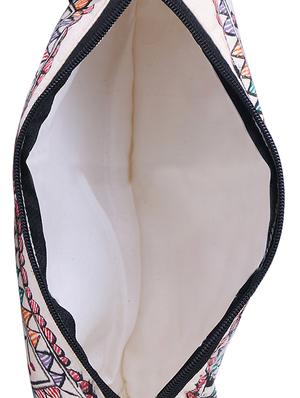 white cotton regular handbag - 14497288 - Standard Image - 3