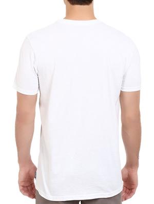 white cotton front print t-shirt - 14497426 - Standard Image - 3