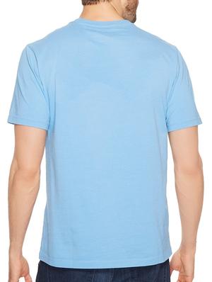 blue cotton front print t-shirt - 14497540 - Standard Image - 3