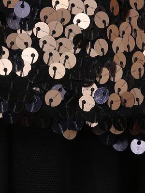 black polyester frock - 14498057 - Standard Image - 3