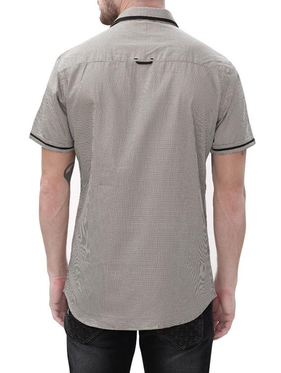 grey cotton casual shirt - 14498542 - Zoom Image - 3