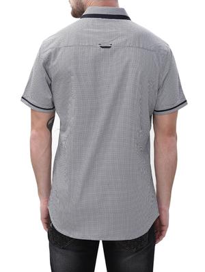 grey cotton casual shirt - 14498544 - Standard Image - 3