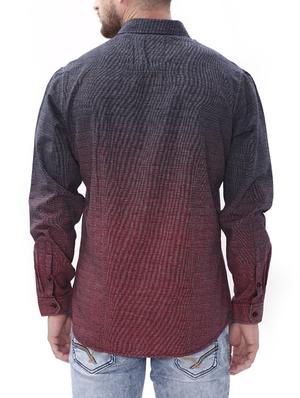 maroon cotton casual shirt - 14498573 - Standard Image - 3