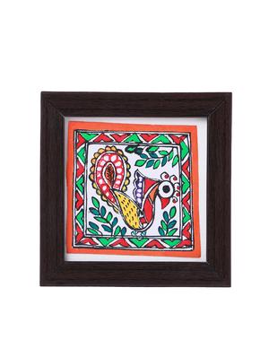 Madhubani Handpainted Coasters Set - 14499387 - Standard Image - 3