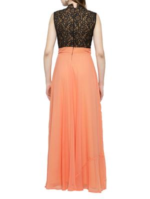 Solid orange gown - 14501209 - Standard Image - 3