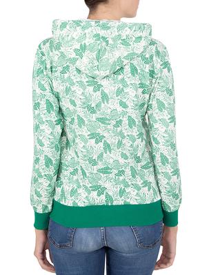 Green hooded sweatshirt - 14501271 - Standard Image - 3