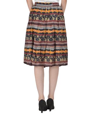 Multicolored flared skirt - 14501360 - Standard Image - 3