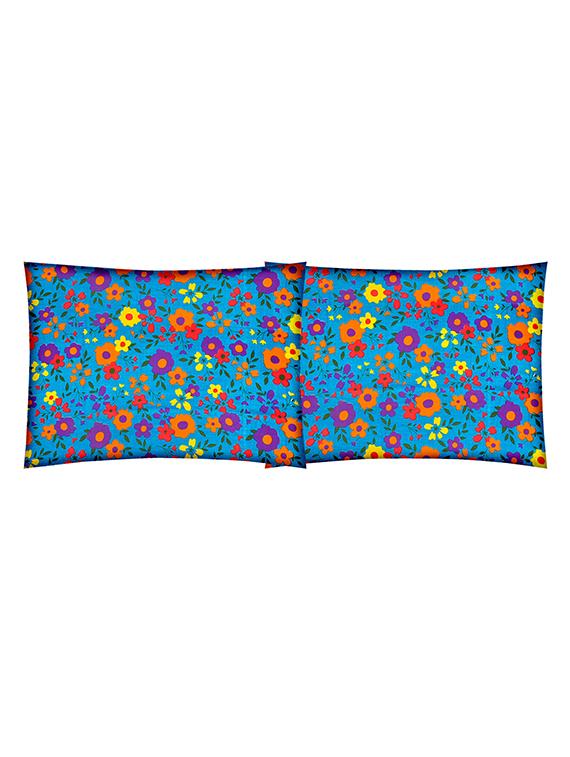 Cotton Printed Double Bedsheet with 2 Pillow Covers - 14502455 - Zoom Image - 3