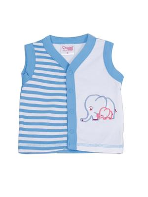blue cotton shorts set - 14504271 - Standard Image - 3
