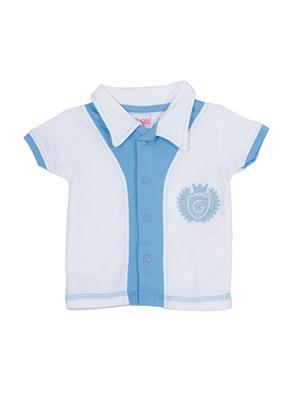 blue cotton shorts set - 14504296 - Standard Image - 3