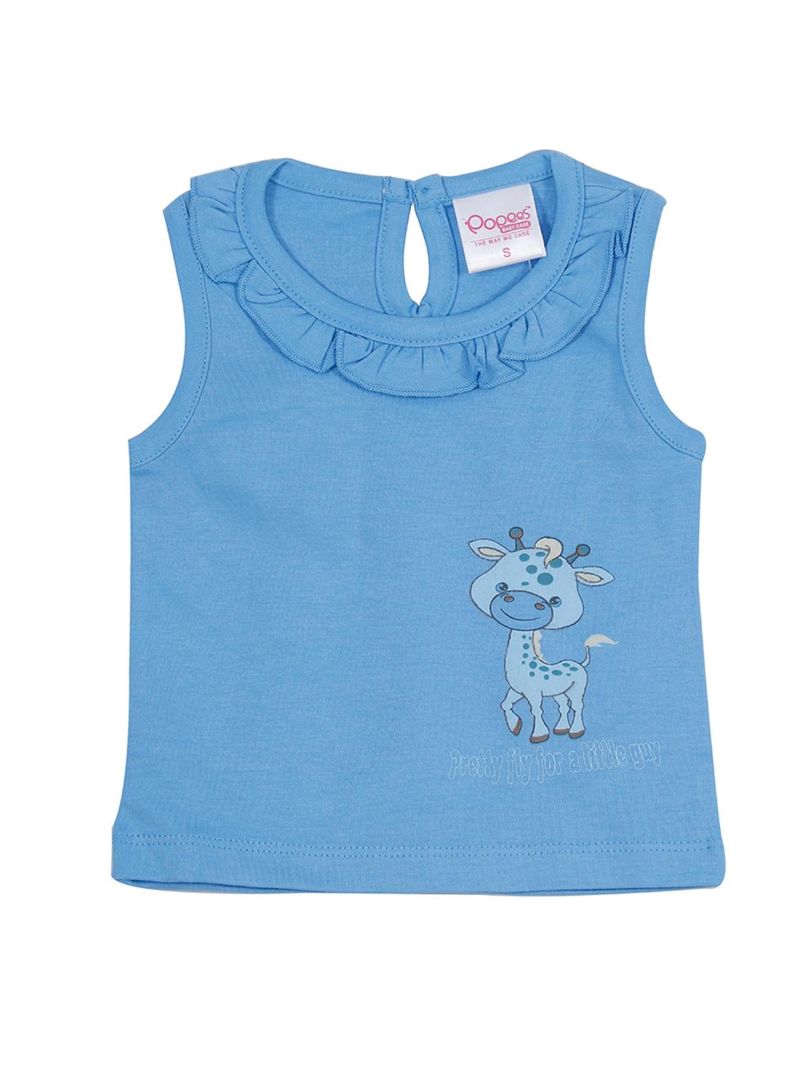 blue cotton twin set - 14504302 - Zoom Image - 3