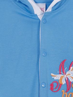 blue cotton jumpsuit - 14504365 - Standard Image - 3