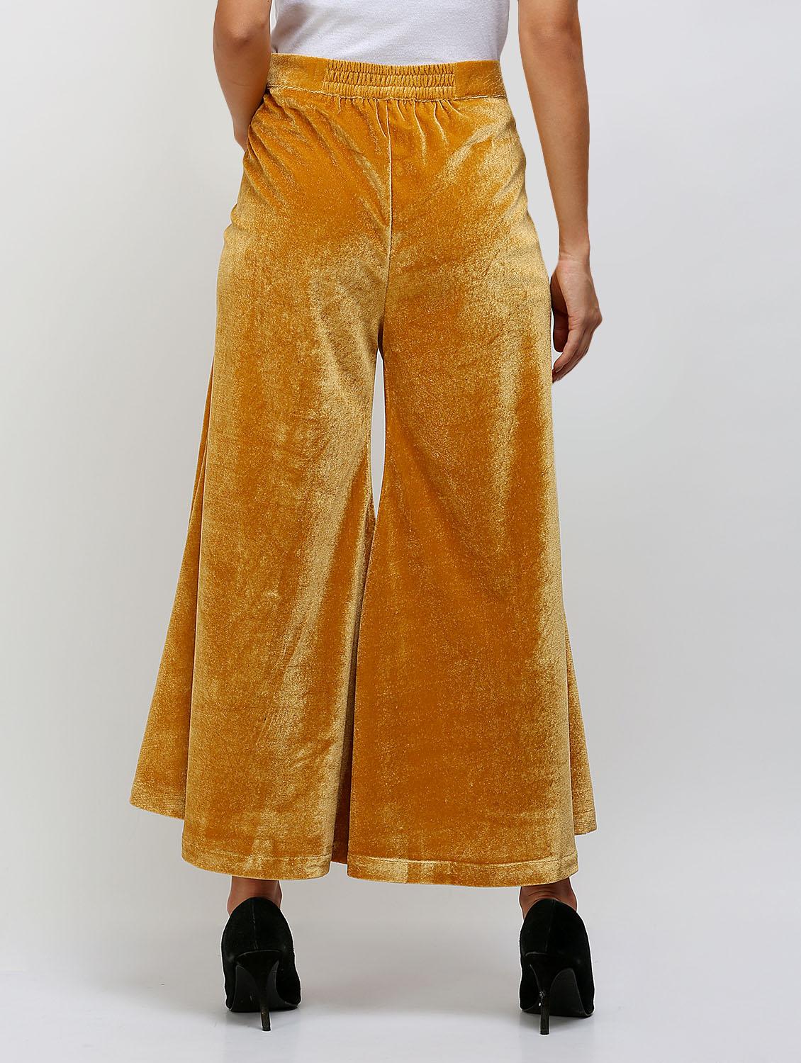 nika pret orange velvet palazzo - 14504412 - Zoom Image - 3