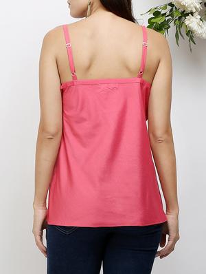 spaghetti strap silk blend cami top - 14504422 - Standard Image - 3