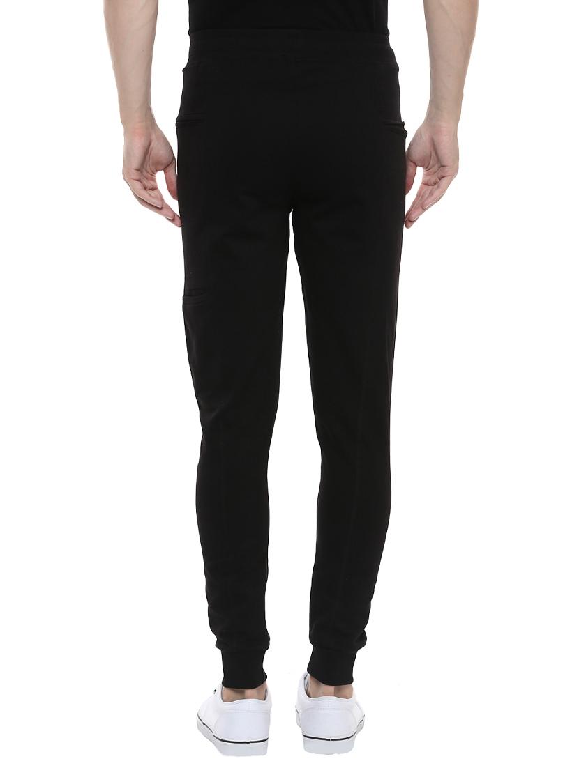 black cotton joggers - 14504447 - Zoom Image - 3
