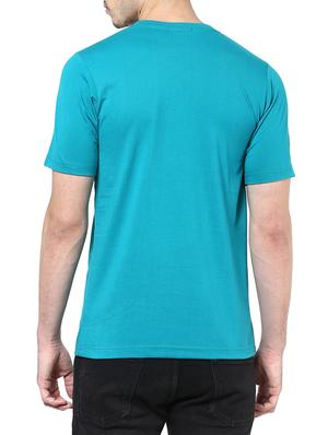 turquoise cotton t-shirt - 14504548 - Standard Image - 3
