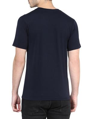 navy blue cotton t-shirt - 14504549 - Standard Image - 3
