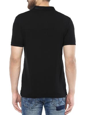 black cotton t-shirt - 14504862 - Standard Image - 3