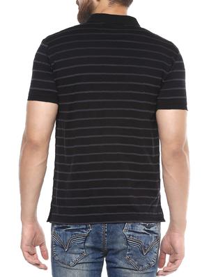 black cotton t-shirt - 14504927 - Standard Image - 3