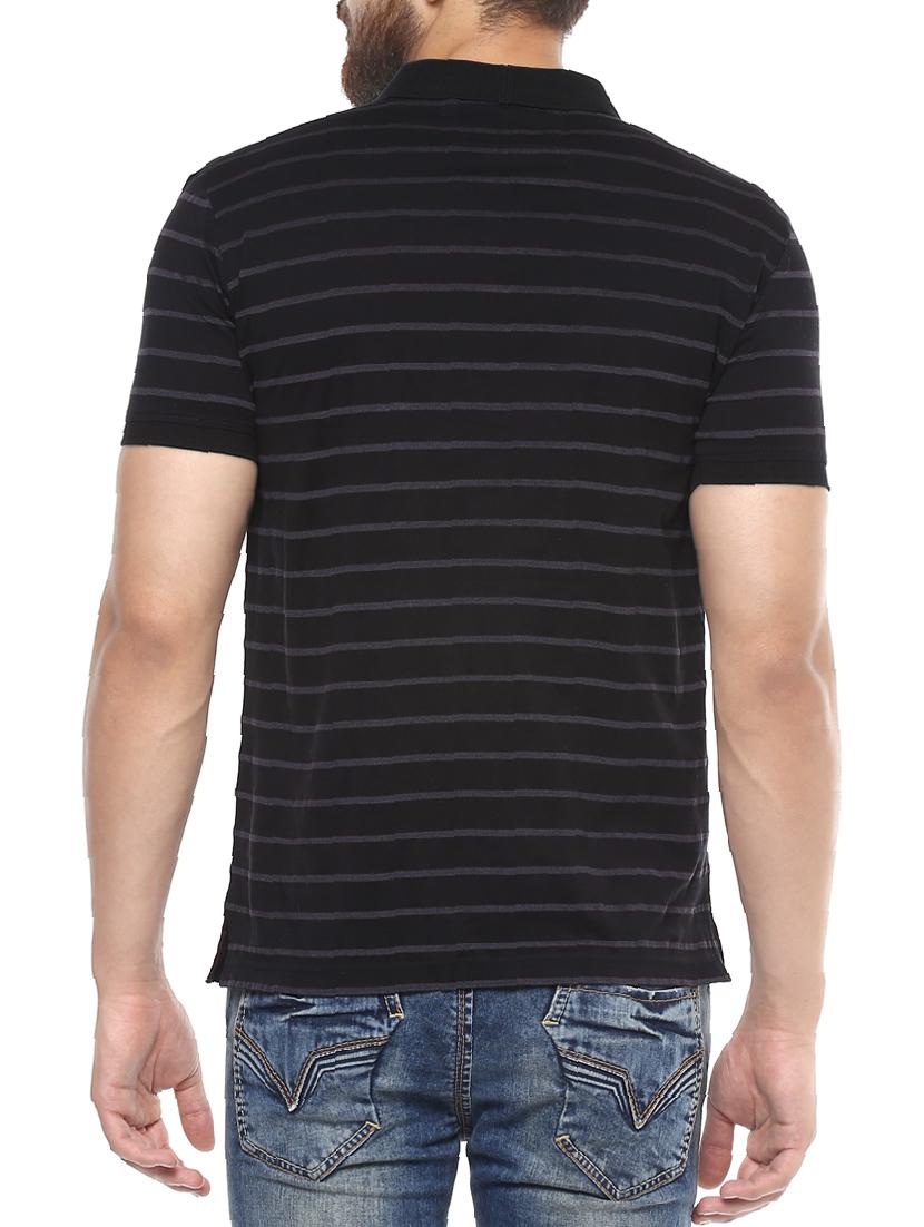 black cotton t-shirt - 14504927 - Zoom Image - 3