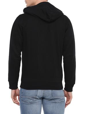 black cotton sweatshirt - 14504990 - Standard Image - 3