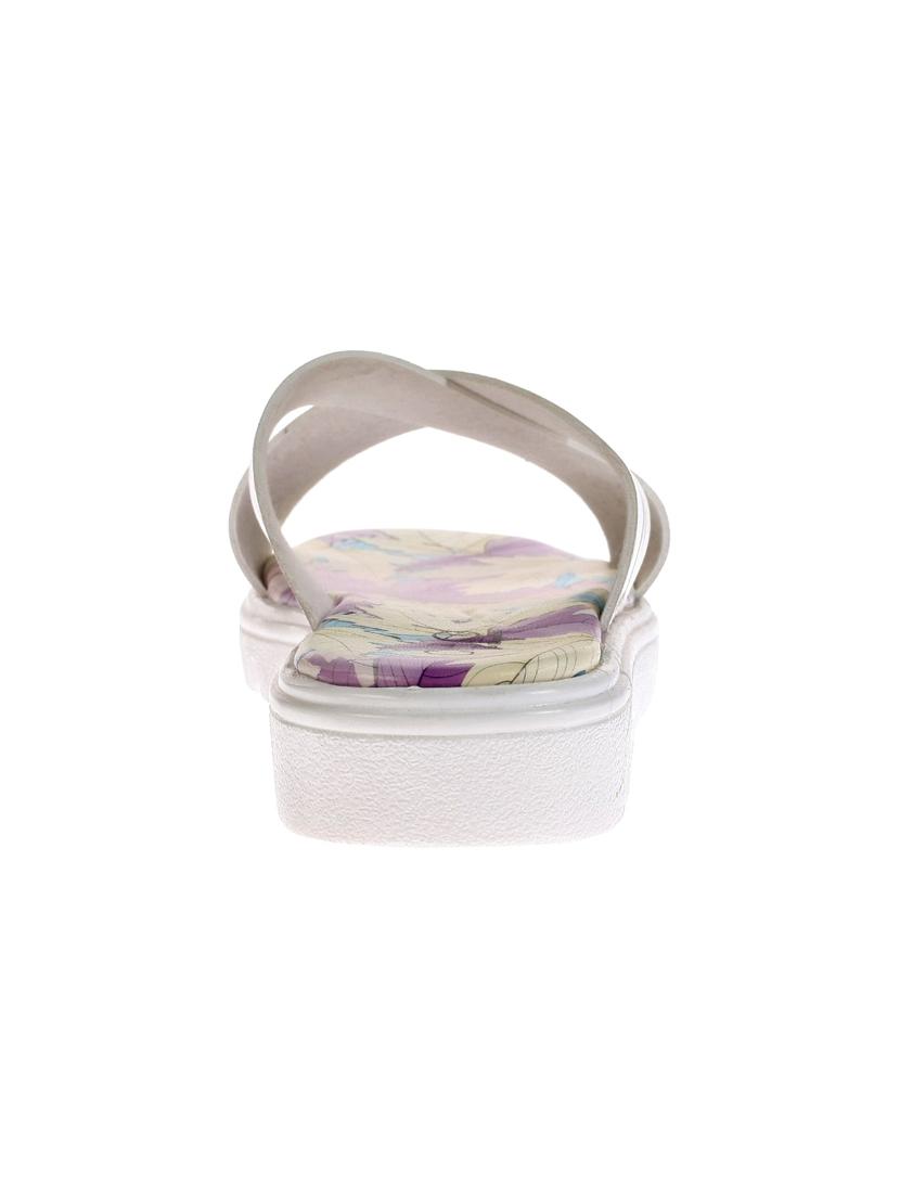 white faux leather slides - 14505408 - Zoom Image - 3