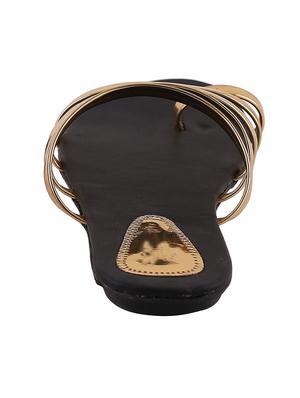 gold one toe sandal - 14508710 - Standard Image - 3