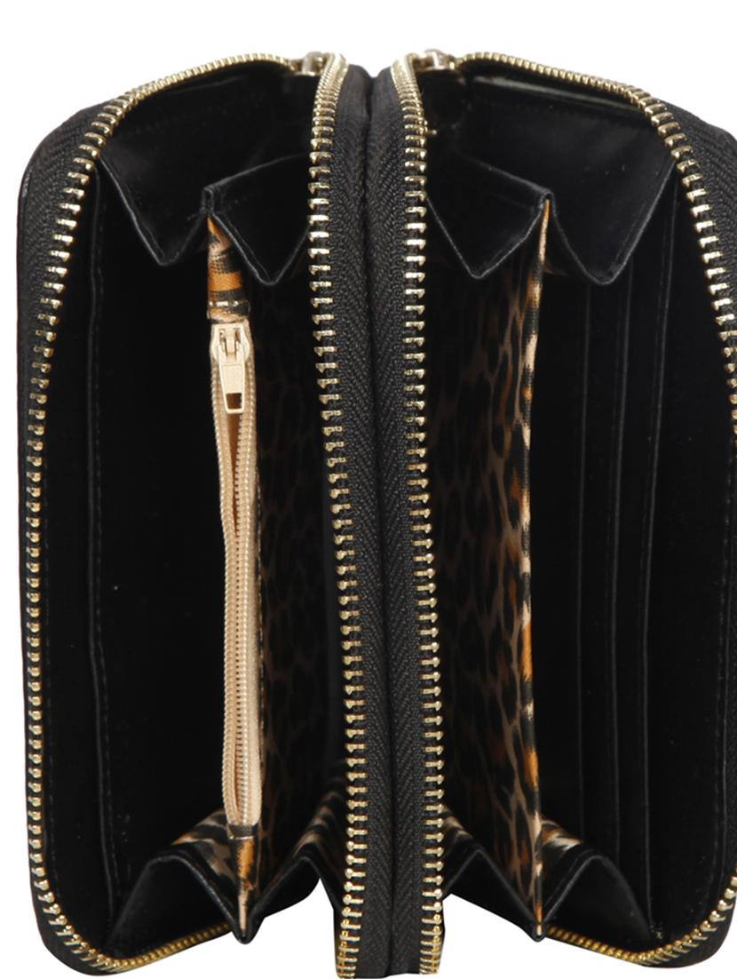 black leatherette regular clutch - 14511213 - Zoom Image - 3