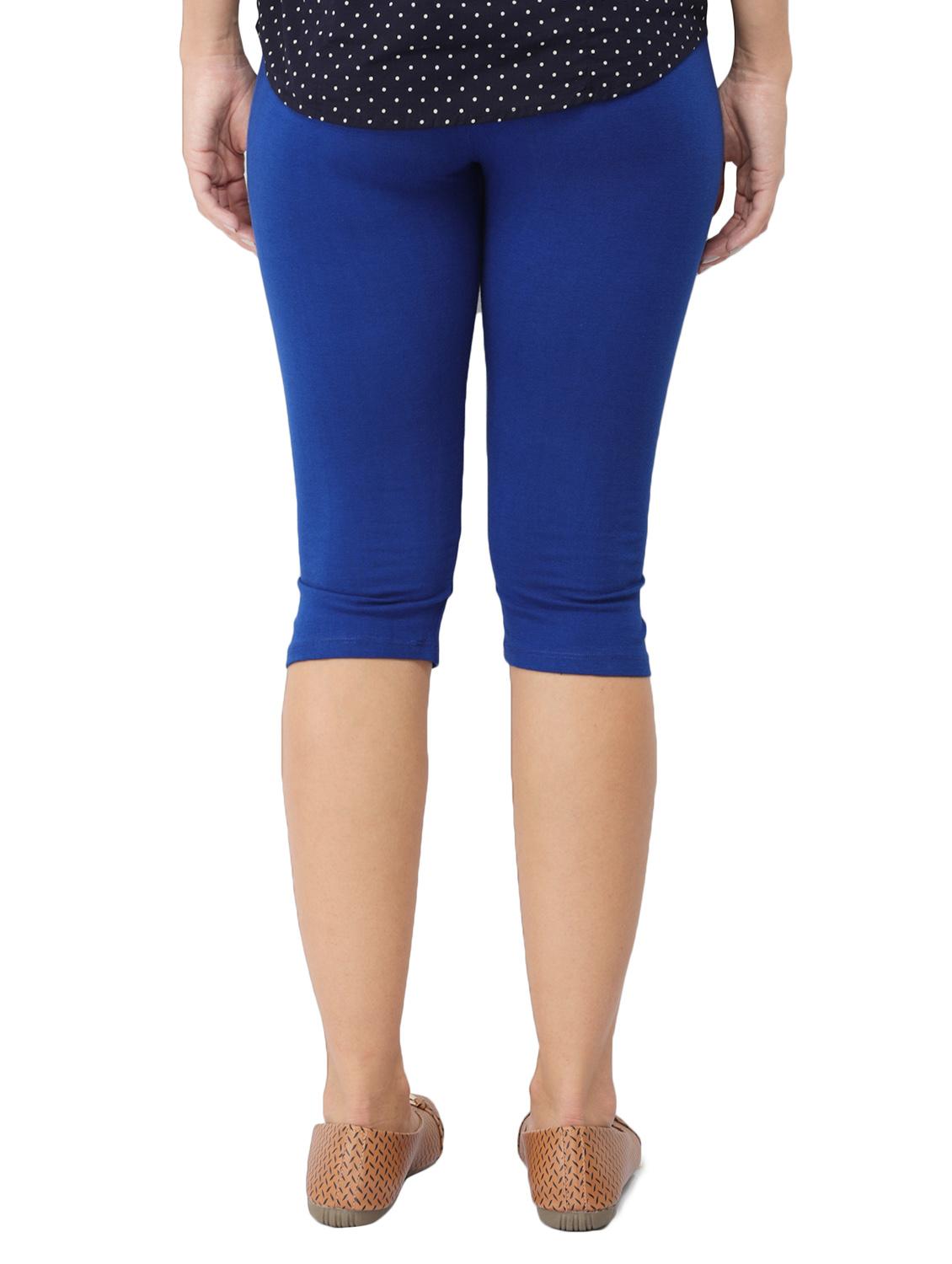 blue cotton capri legging - 14513346 - Zoom Image - 3