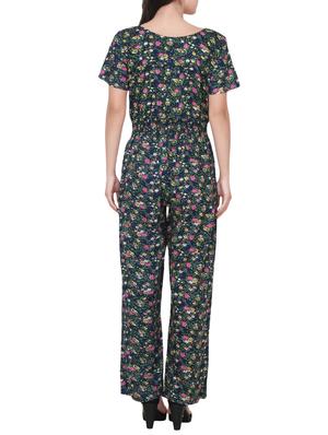 navy blue cotton jumpsuit - 14513902 - Standard Image - 3