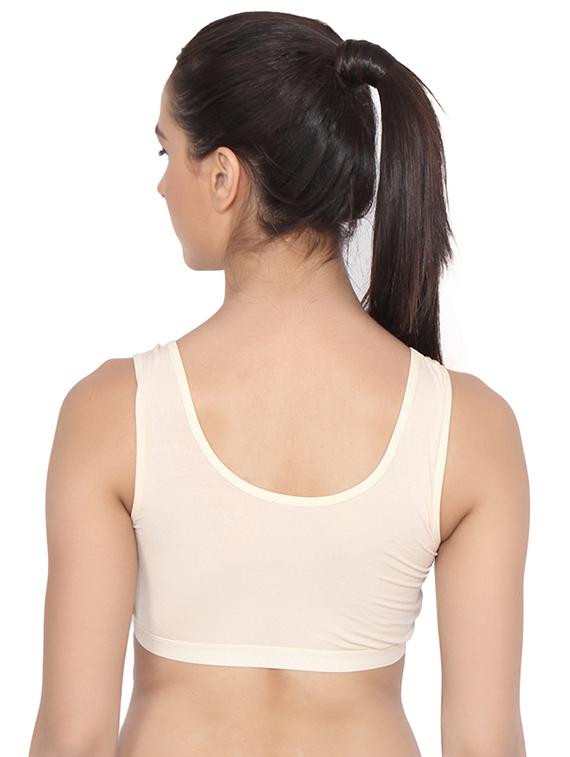 set of 3 multi colored cotton sports bra - 14514417 - Zoom Image - 3