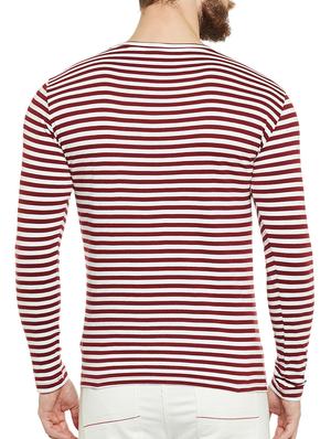 maroon cotton tshirt - 14515500 - Standard Image - 3