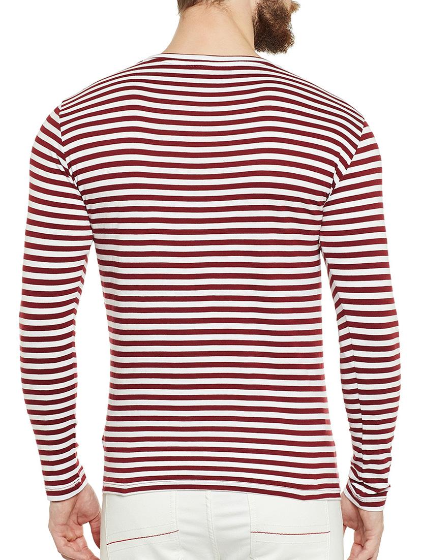 maroon cotton tshirt - 14515500 - Zoom Image - 3